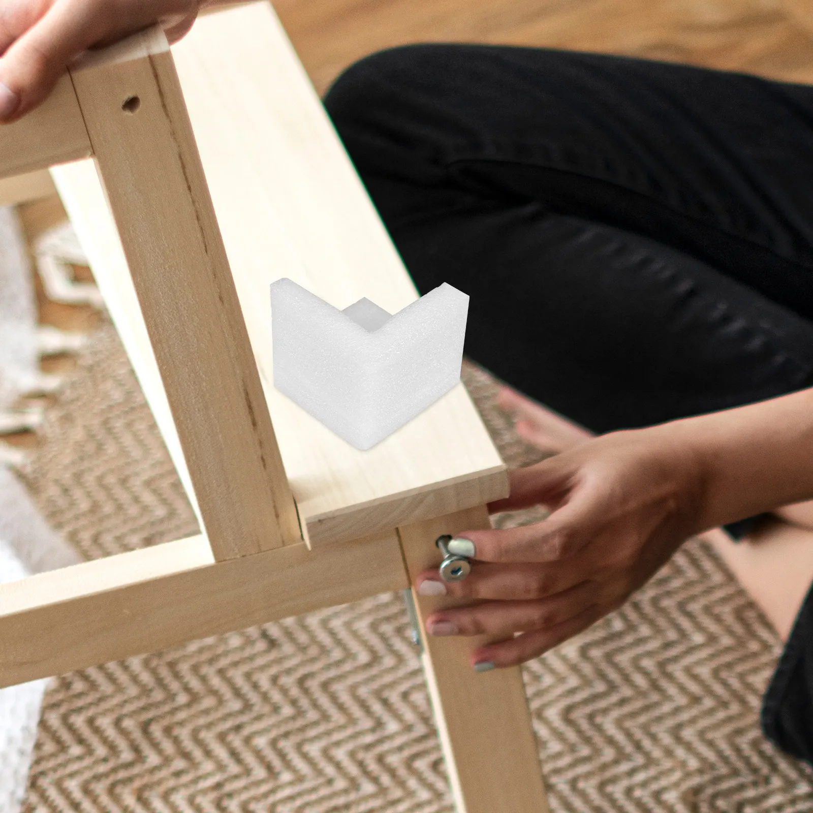 

10Pcs Shipping Corner Protectors for Packaging Boxes Foam Edge Guards Furniture Frame Protection Moving Storage Solutions