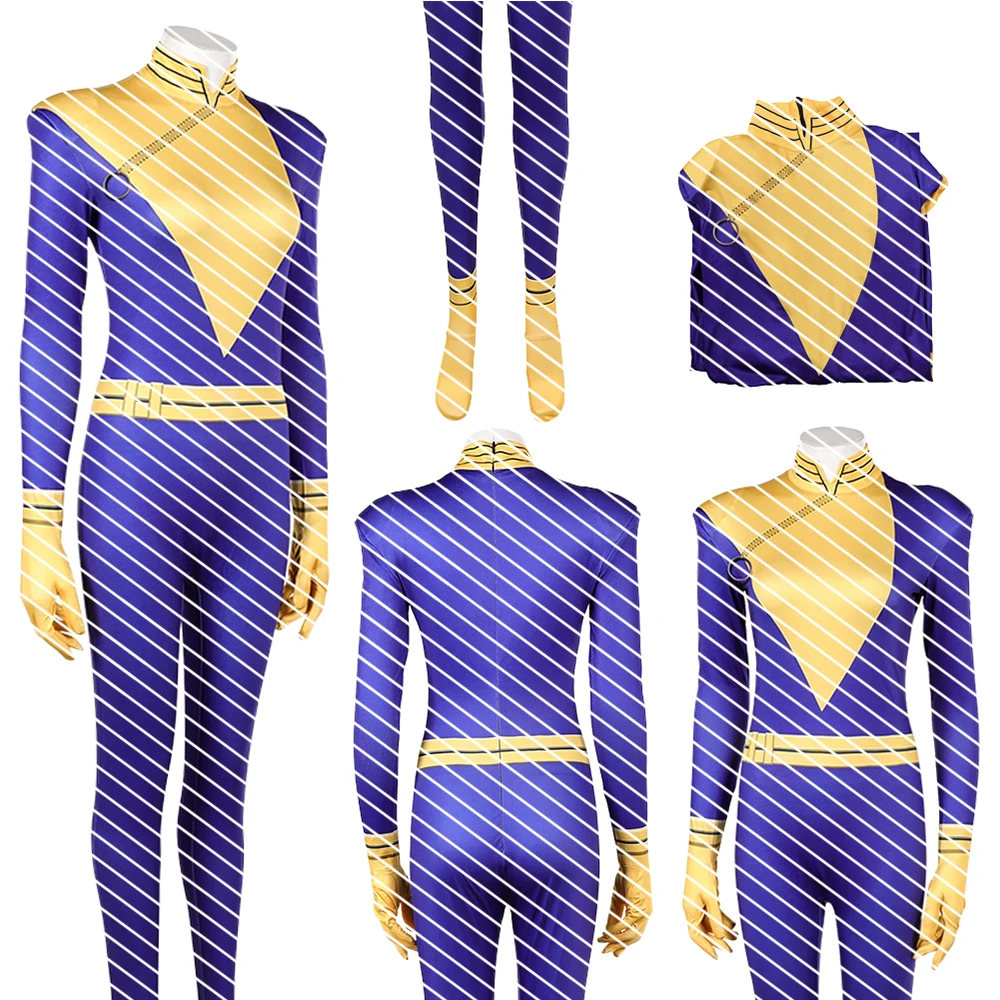 Disfraz de Cosplay de Super Villano X Polaris de la Película Fantasia, Ropa de Disfraz para Mujer, Disfraz Femenino para Halloween, Carnaval y Fiestas