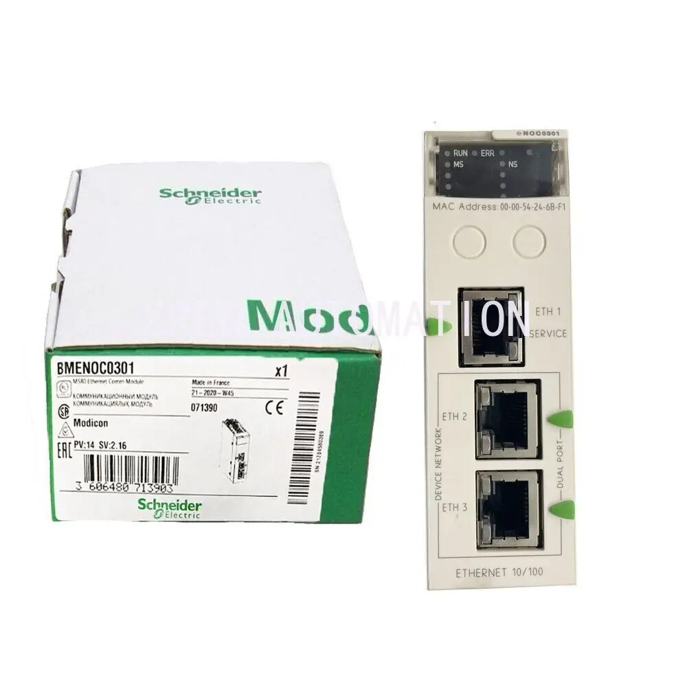 

New SCHNEIDER BMENOC0301 Ethernet communication module with box HX