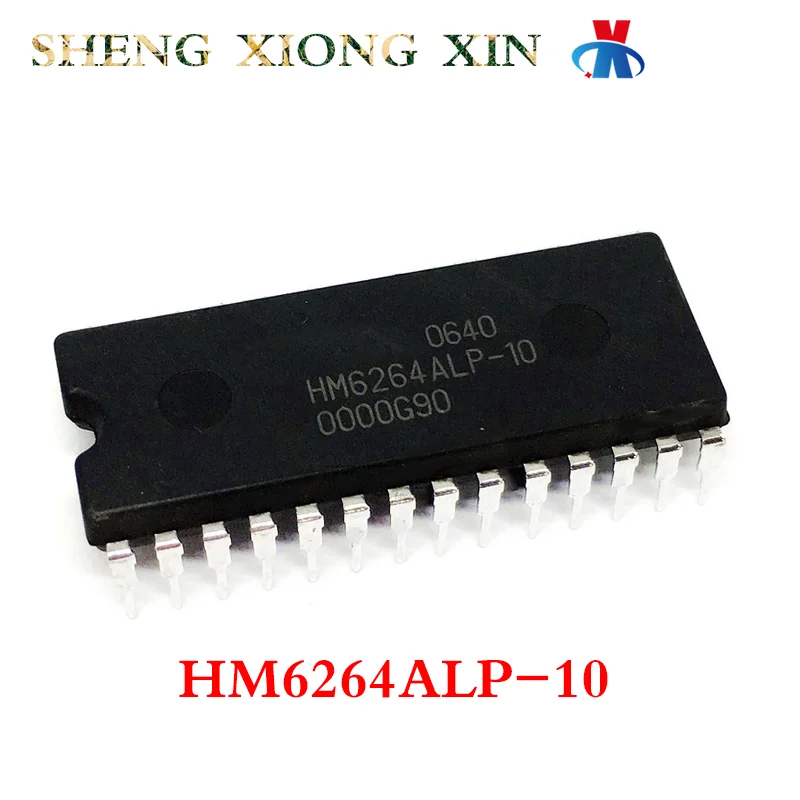 5pcs/Lot 100% New HM6264ALP-10 DIP-28 Memory Chip HM6264ALP HM6264 6264 Integrated Circuit