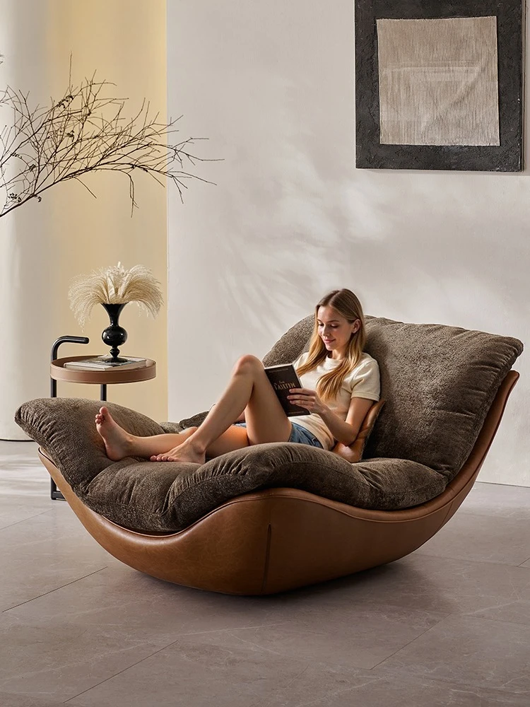 

Креативный современный минималистичный стул для гостиной, кресло для отдыха, диван-реклайнер, ленивый диван для спальни, расширенный стул Wasser]]ب