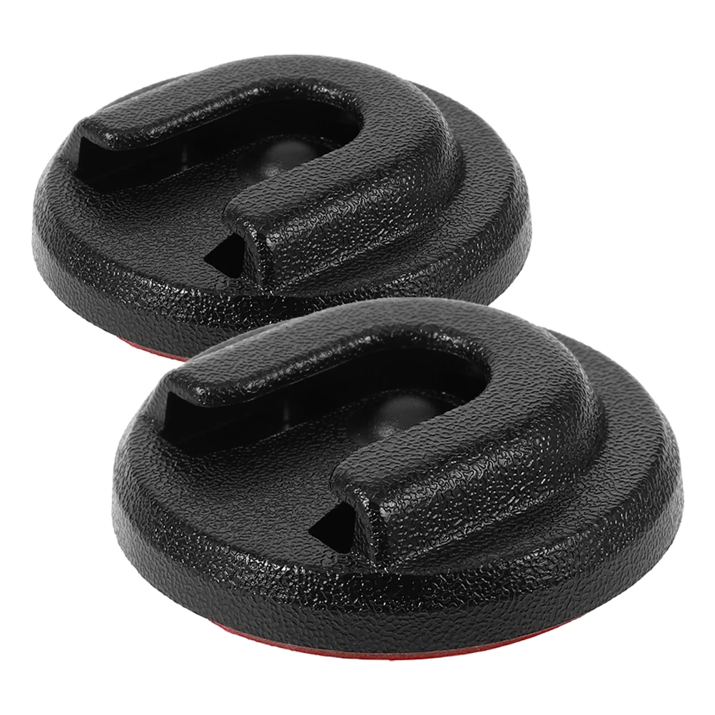 

2pcs Microphone Hook Bracket Mount Radio Holder Clip for Motorcycle CB Mic Accessories Universal Round Knob Stable Durable