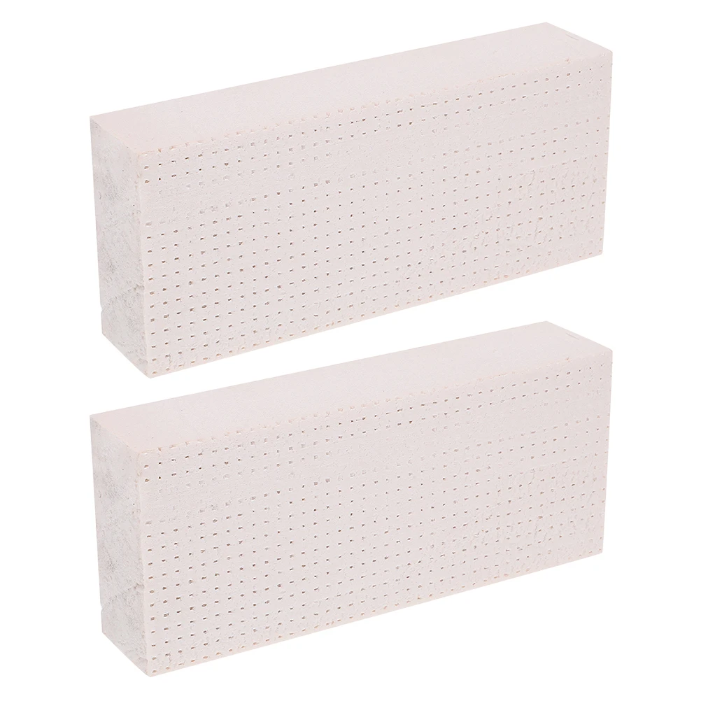 

2pcs Floral Foam Blocks 23x10x5cm for Fresh Artificial Flowers Home Decor Dried Arrangement Craft Supplies Wet Dry Foam Stable