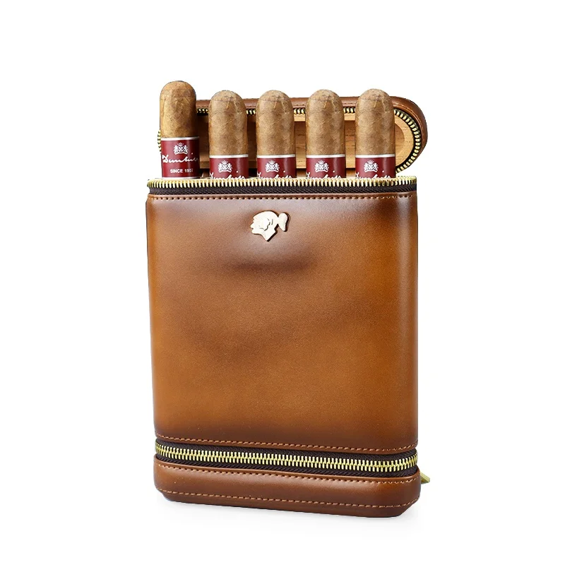 scatola-portatile-per-l'umidificazione-di-sigari-cubani-umidificatore-in-legno-di-cedro-per-5-sigari-in-pelle-decorazione-per-la-casa