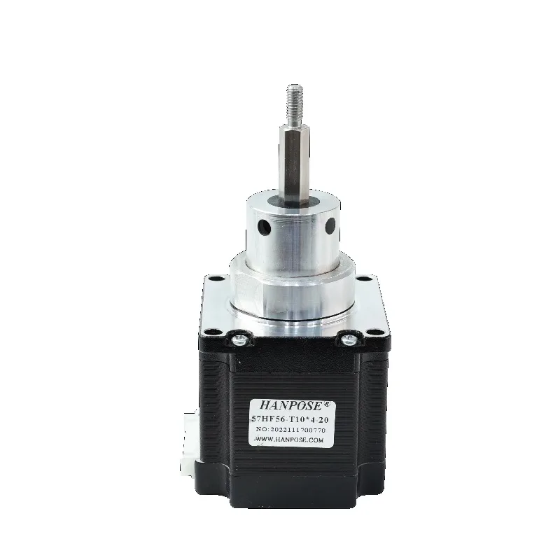 57 Fixed Shaft Screw Stepper Motor 57HF56-T0*4-20MM Linear Telescopic Push Rod Micro Electric Cylinder Motor