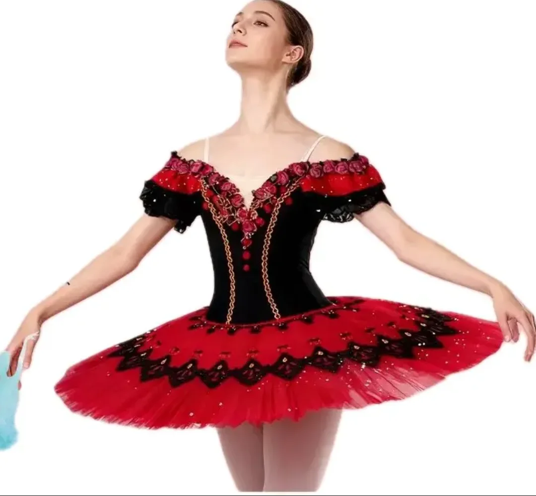 professional-ballet-tutu-red-paquita-ballet-pancake-swan-lake-tutu-ballerina-costumes-dancing-costume-figure-skating-dress
