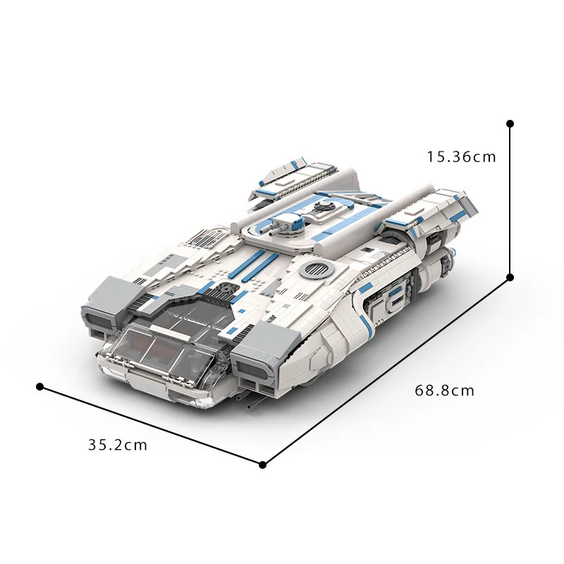 MOC Famous Star Battle Movie UCS Kay's Trailblazer Ship Model Building Blocks Creative Assembly Bricks DIY Toys Children Gifts