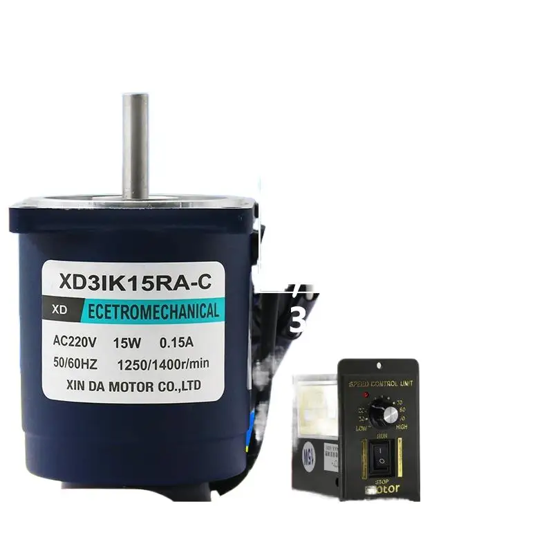 

15 w single-phase 220 v ac motor speed control of small motor 1400 r / 2800 r big torque motor