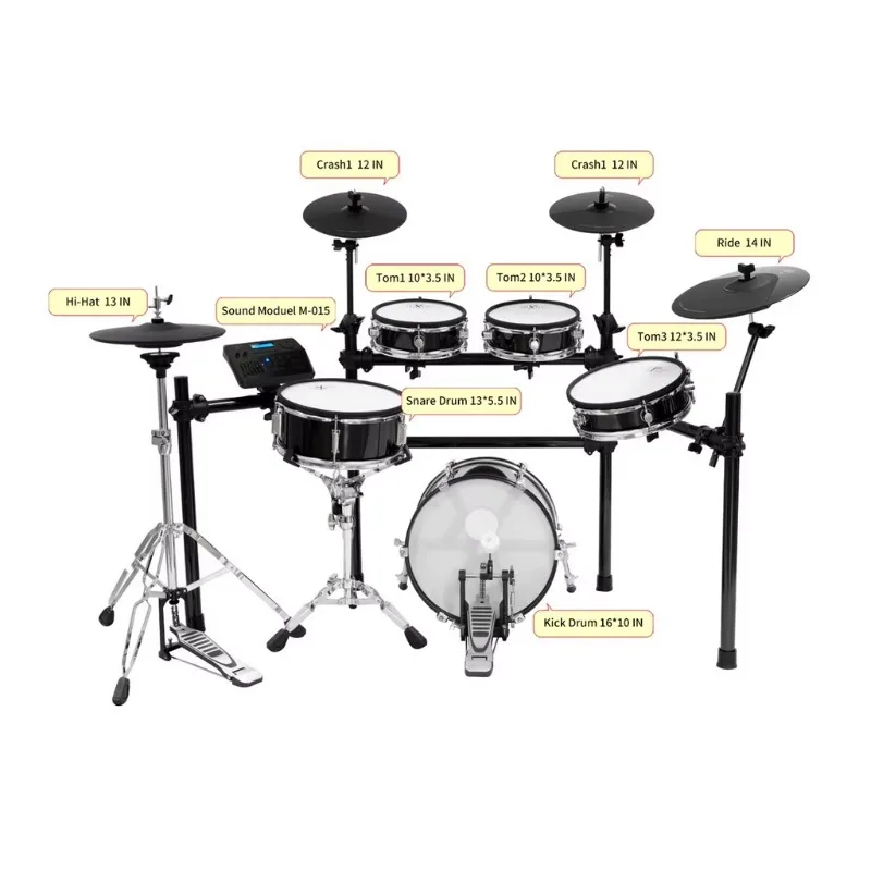 Natural Acoustic Electronic Drum Assembly Direct Sales Drum Electric Drum Assembly Professional