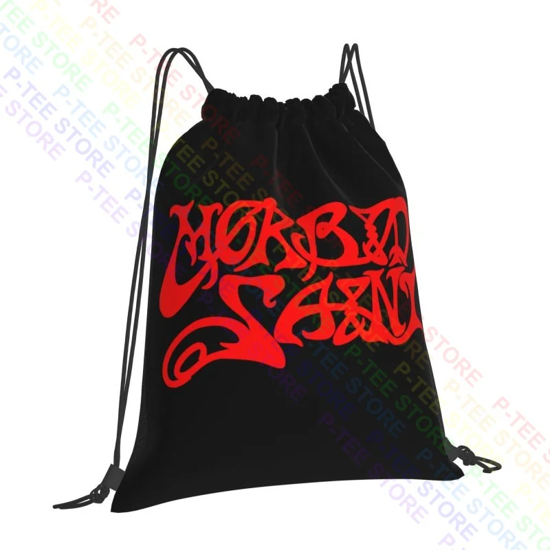 Morbid Saint-Thrash-Death Metal Drawstring Bags Gym Bag Hot Beach Bag 3d Printing Bags For Travel