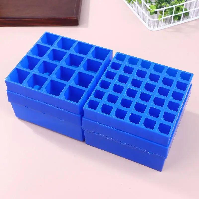 

Test Tube Rack Storage Case for Freezers; Reusable Microcentrifuge and EP Tube Organizer.