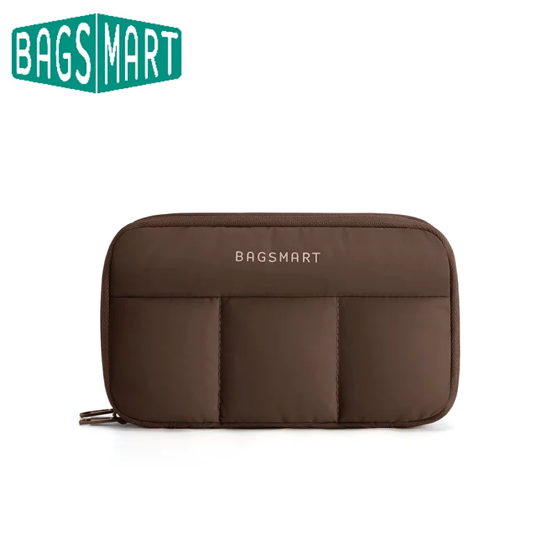 BAGSMART Kabelorganisator Reise-Tech-Tasche Kabelaufbewahrung für Ladegeräte Telefone Kompakte Elektronik-Zubehörtasche
