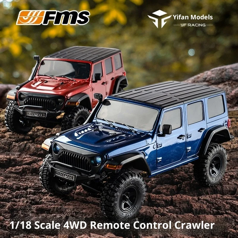 EAZYRC 1/18 레드 랩터 신형 RC 원격 조종 4WD 오프로드 클라이밍 카 전기 모델 장난감 자동차