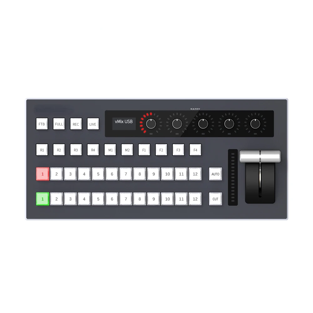 Control Panel for Audio Video Live Broadcast System vMix Software Remote Control Drive-free USB and IP Plug and