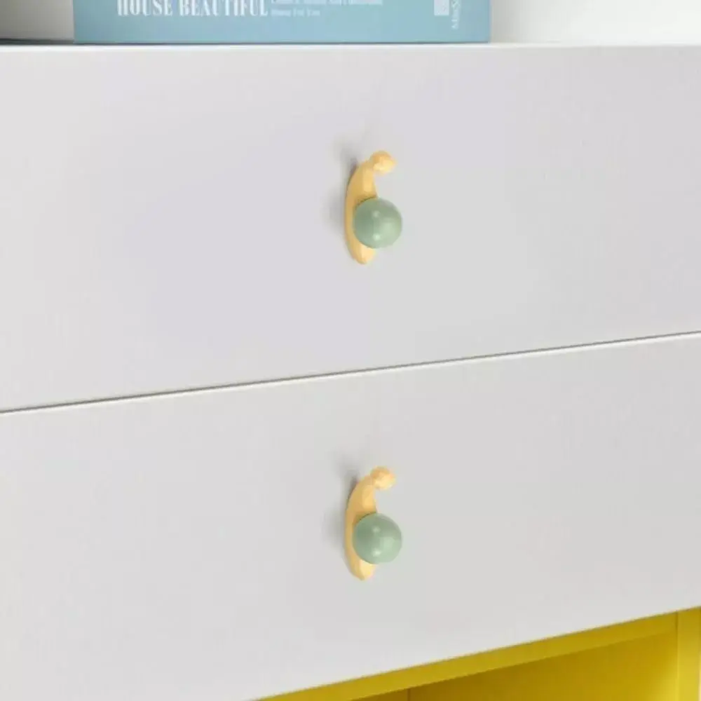 New Single Hole Door Handle Snail Shape Furniture Accessories Drawer Knobs Cartoon Cute Cabinet Handle