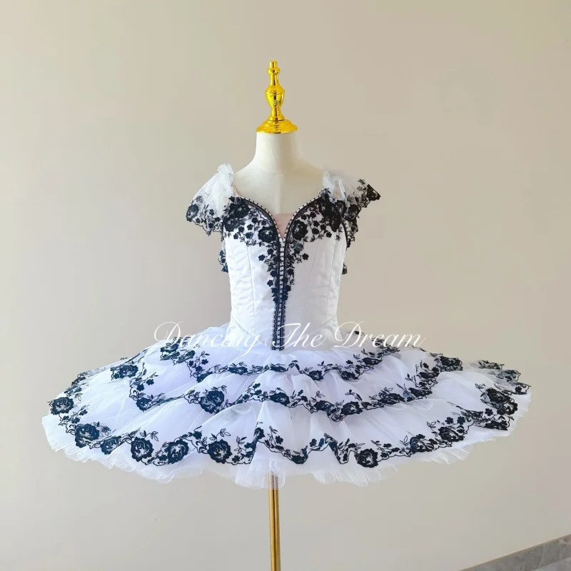Qiwu Ballet Bakhta Performance Dress Adult and Children Professional Edition Short Sleeve Board