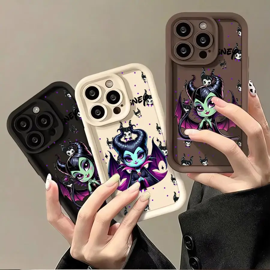 Disney Poison Queen Wish Phone Case for Apple iPhone 13 Mini 12 Pro 14 Plus XS Max 11 Pro XR SE 15 16ProMax Soft Cover