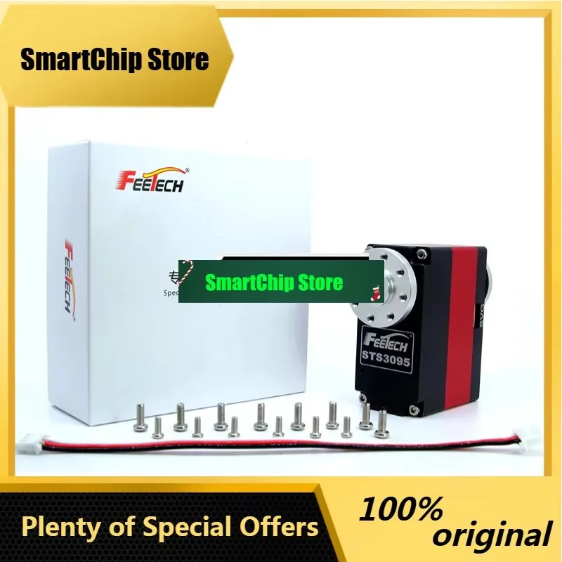 Servo Metálico de Doble Eje TTL SmCp95KG.cm 7.4V 12V 360 Grados con Retroalimentación en Tiempo Real y Protección Inteligente para la Industria Robótica y Piezas RC A