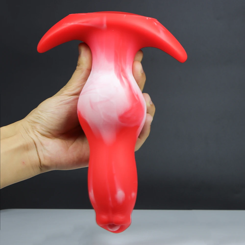 Wearable Anal Dildo for Women Men Adult Sex Toys Liquid Silicone Soft Butt Plug Vaginal Anal Prostate Massage Dog Dildo for Anal