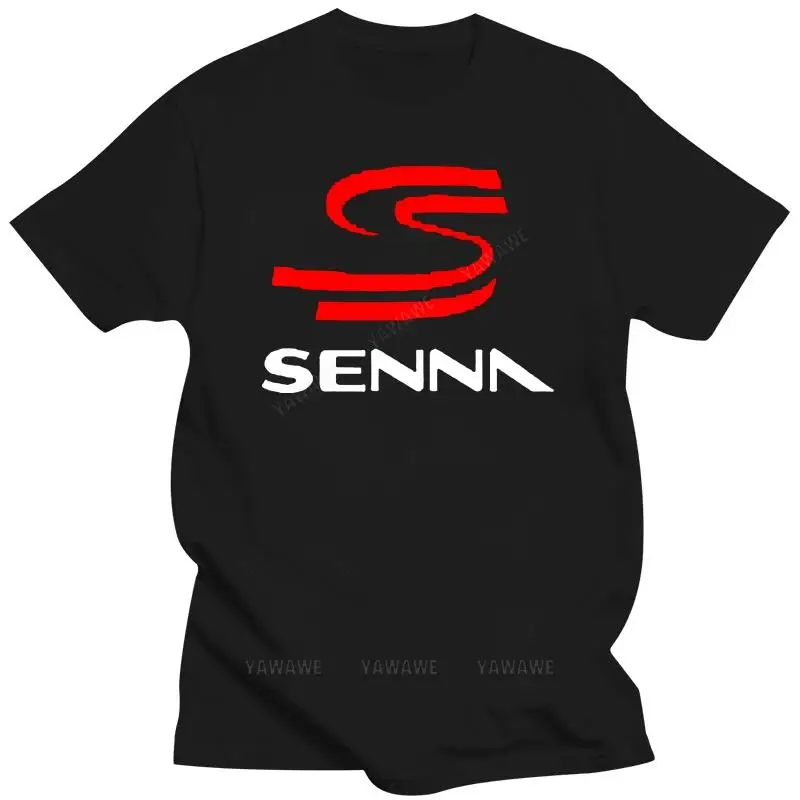 Fashion Men\'S Ayrton Senna Legend Racer T-Shirt Newest Fashion Summer Short Sleeves Cotton Fashion Oversized T Shirts