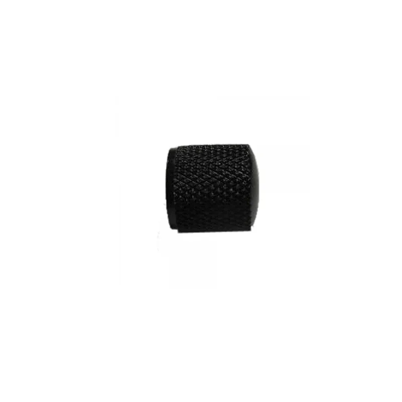 New Arrival Professional Metal Push-On Guitar Knobs Coarse Knurl Black Musical Parts Instruments Guitar Knobs - 1pcs