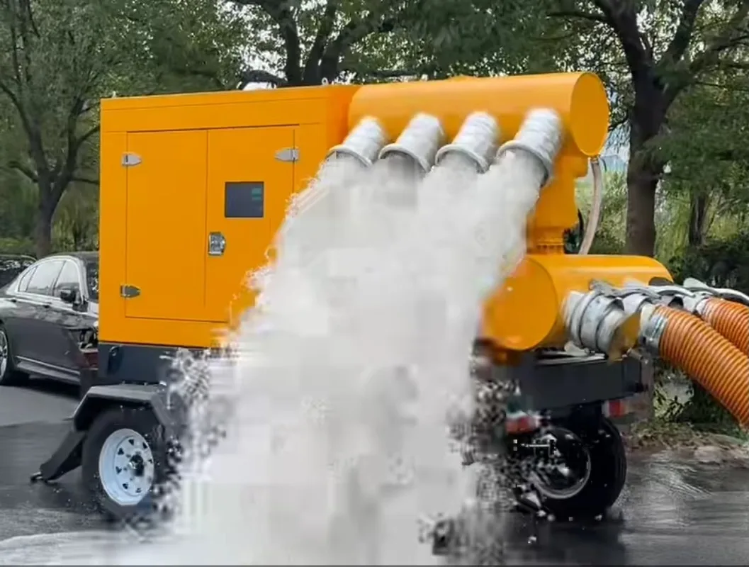 High-vacuum Self-priming High-flow diesel Mobile Drainage Pump Truck for Municipal Flood Control and Emergency Rescue