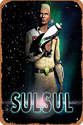 Metal Sign - Sul Sul Movie Poster - The Sims 4 Plumbob Basegame Tin Poster 12 X 8 Inches