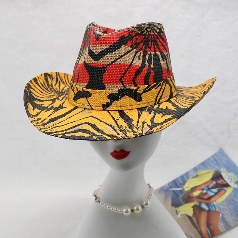 

Hard Western Cowboy Hat Traveling And Shopping Men's Hat Can Be Shaped Fedora Hat