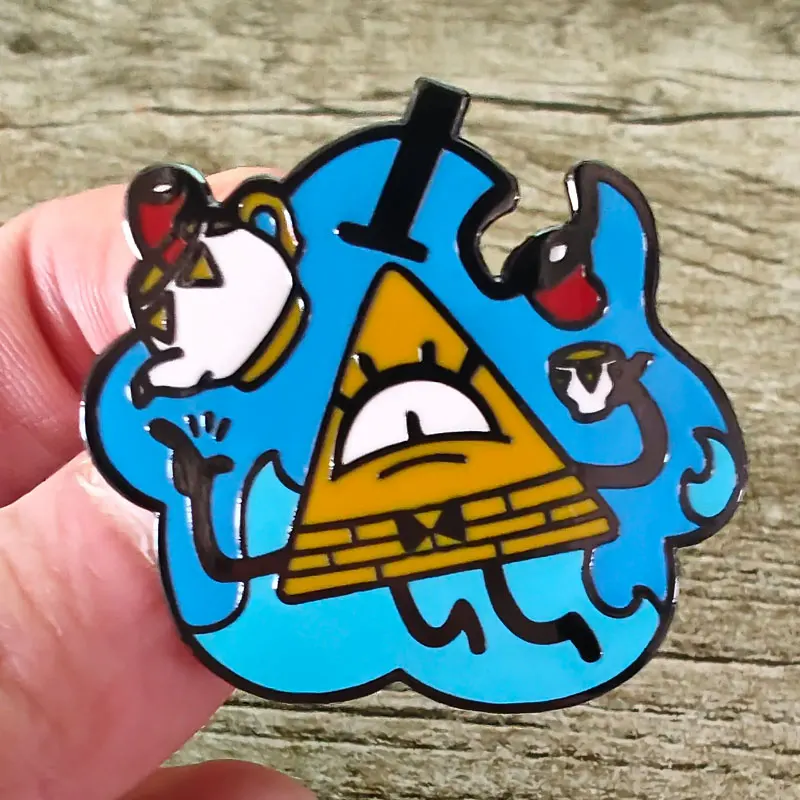 Gravity Falls Hard Enamel Pin Brooch Anime Badges Lapel Pins for Backpacks Brooches vintage Fashion Jewelry Accessories Gifts