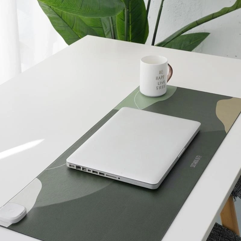 

Mouse Pad Electric Heating Warm Desk Pad Desk Decor Mousepad with 3Heating Level