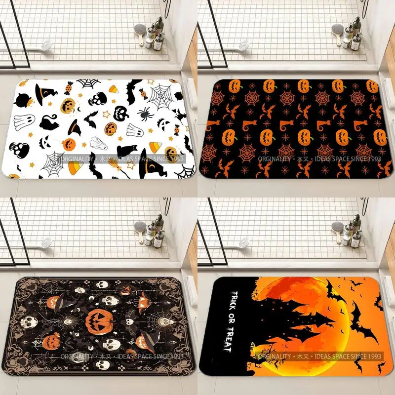 

Halloween-Themed Digital Print Living Room Decoration Home Sofa Non-Slip Carpet Study Bedroom Tatami Children'S Soft Floor Mat