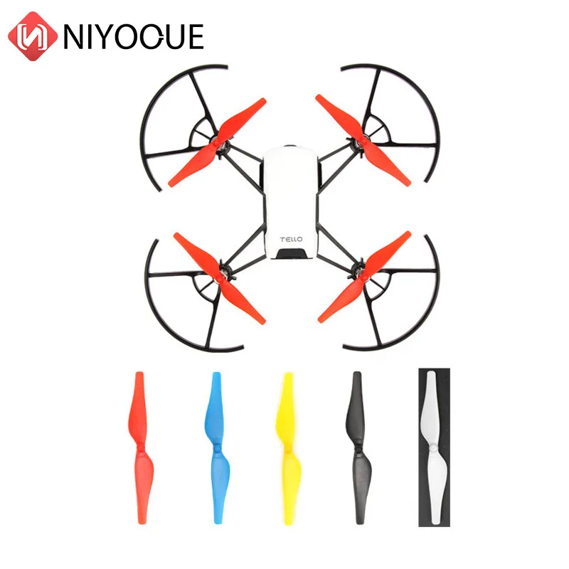 2 Pairs Lightweight Propellers Quick Release Mini Drone Propeller CCW/CW Props Accessories For DJI Tello EDU Drone