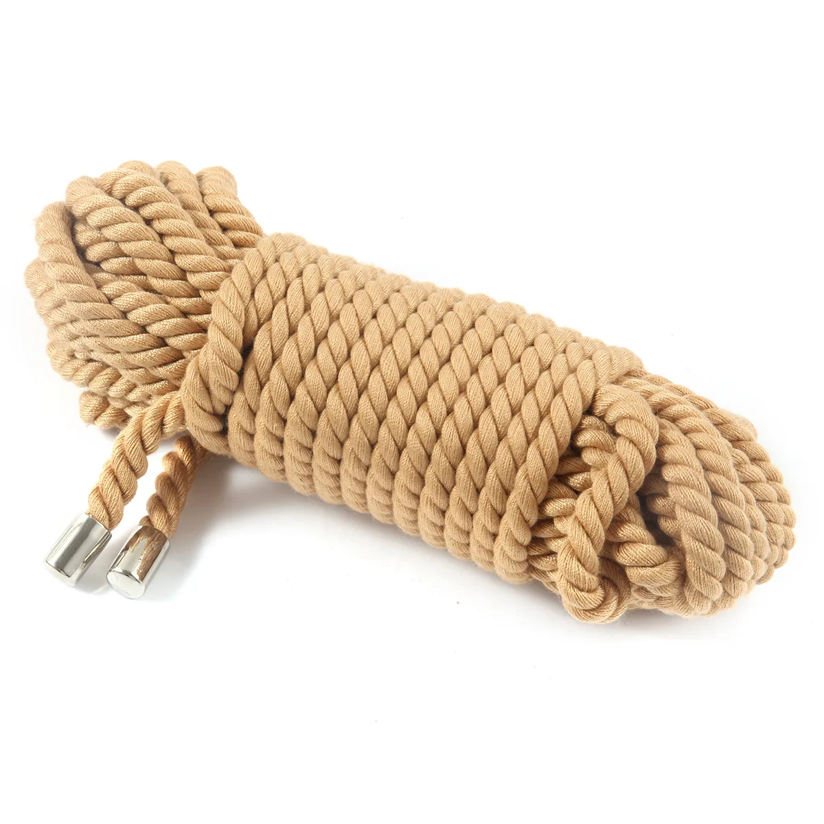 Premium Adult BDSM Rope Kit Hemp Rope with or not Metal Head, Bed Bondage for Limbs, Durable and Secure Female SM Accessories