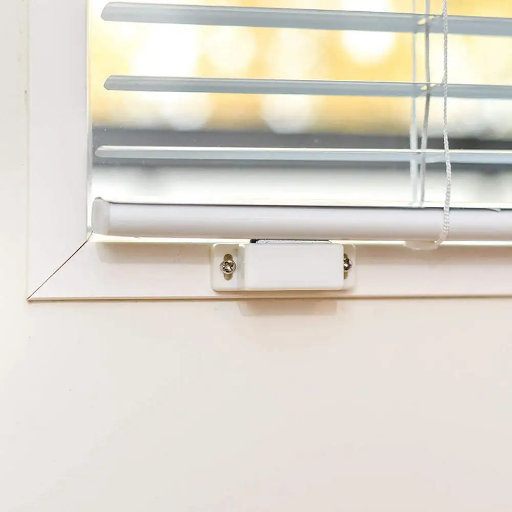 12 Pieces Cupboard Kitchen Furniture Magnetic Cabinet Door Latch Closures White Plastic Strong Powerful Magnet Catch image 4