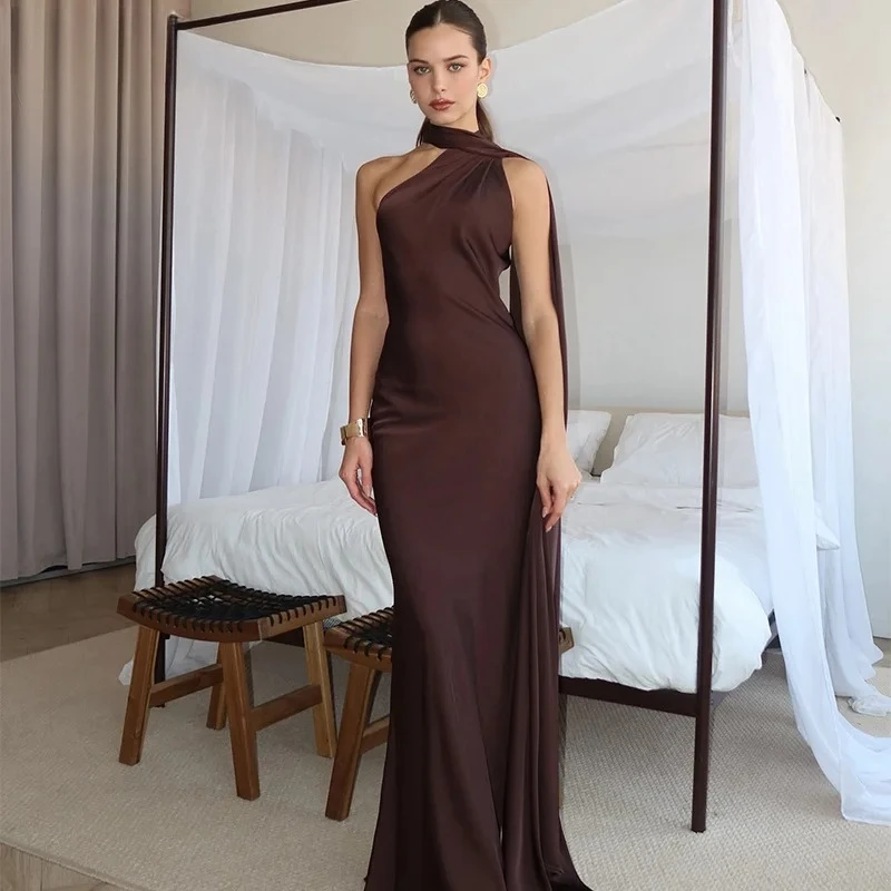 

Выпускной вечер Коктейльные вечерние платья для выпускного вечера Роскошное свадебное платье Простое и элегантное вечернее платье Женское элегантное платье 2025 по индивидуальному заказу