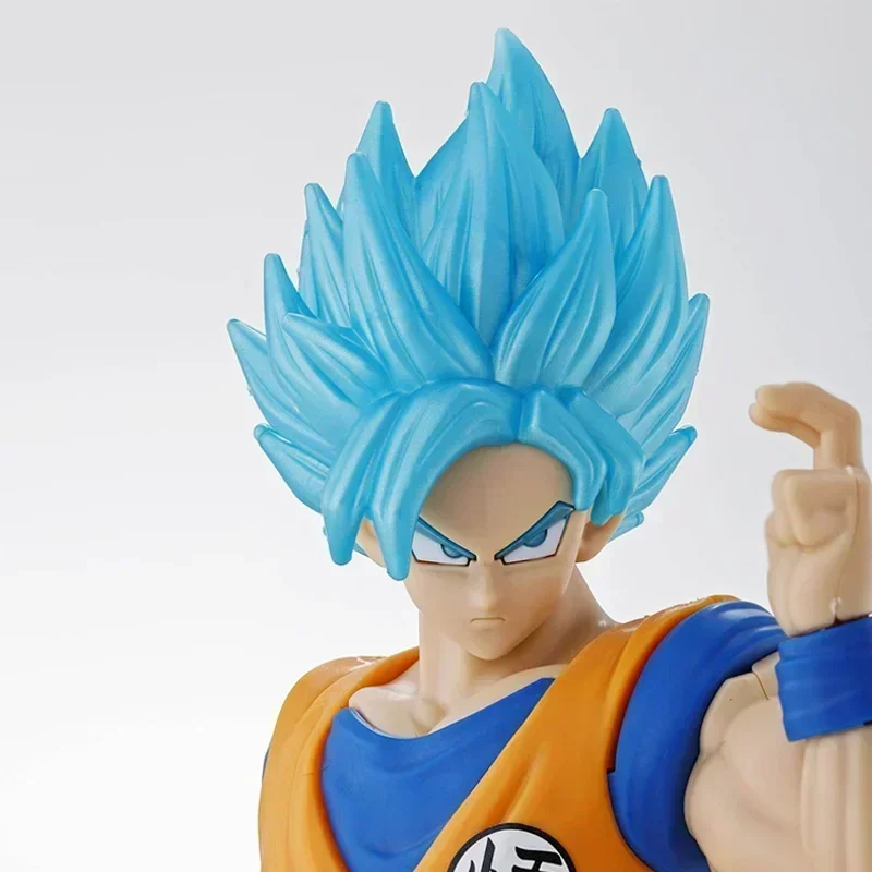 W magazynie Oryginalna figurka Bandai Dragon Ball Super EG ENTRY GRADE Son Goku Joints Ruchoma figurka anime Super Saiyan Blue Toy Gift