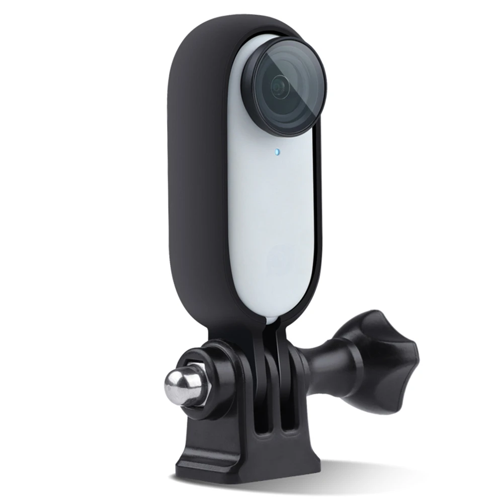 Für insta360 go 2 kamera metall adapter schutz rahmen mit 1/4 zoll gewinde adapter für insta360 go 2 kamera