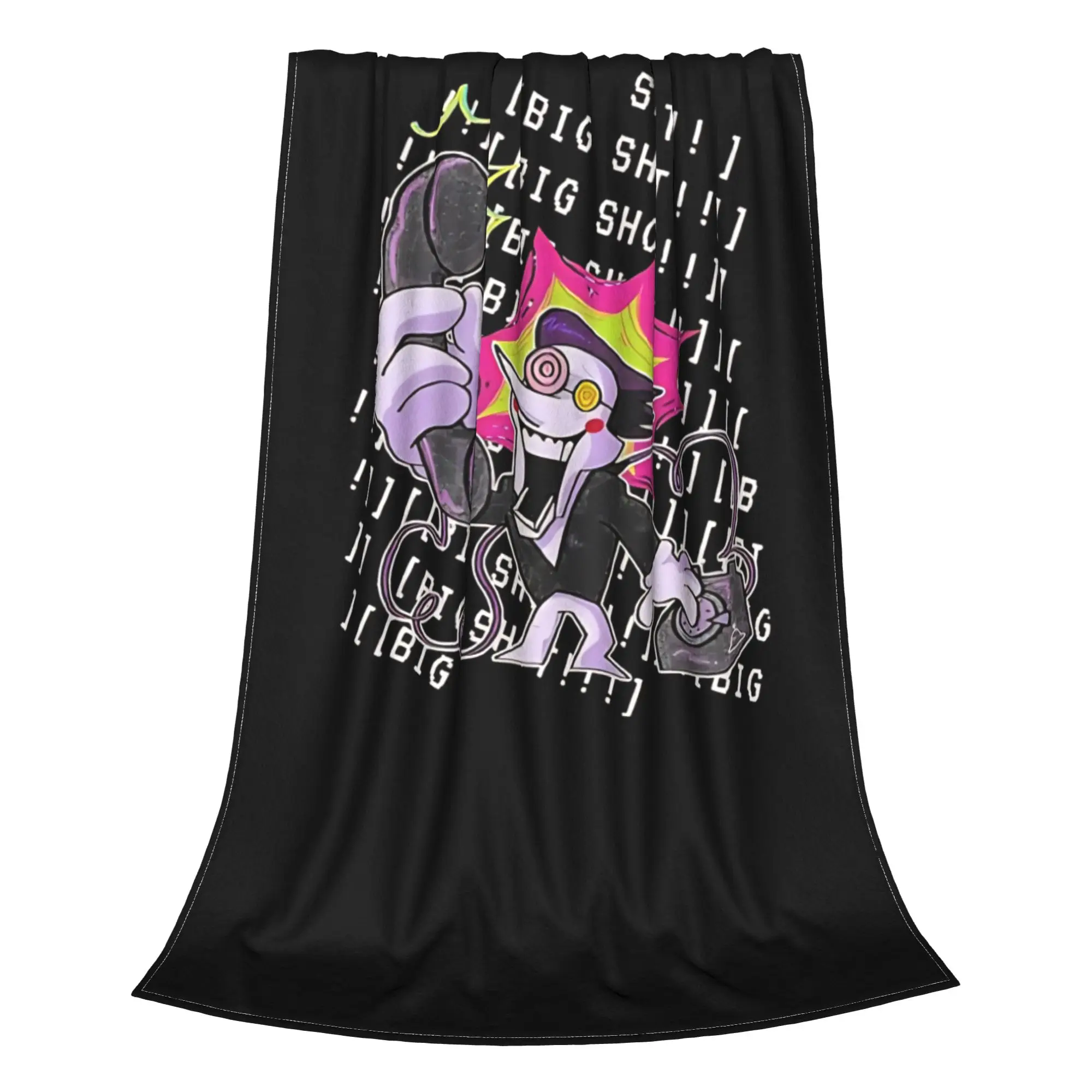 1PC Home Cutecore Gothic Fantasy Creature Deltarune Blanket Super Cosy Plush Home Living Room Sofa Halloween