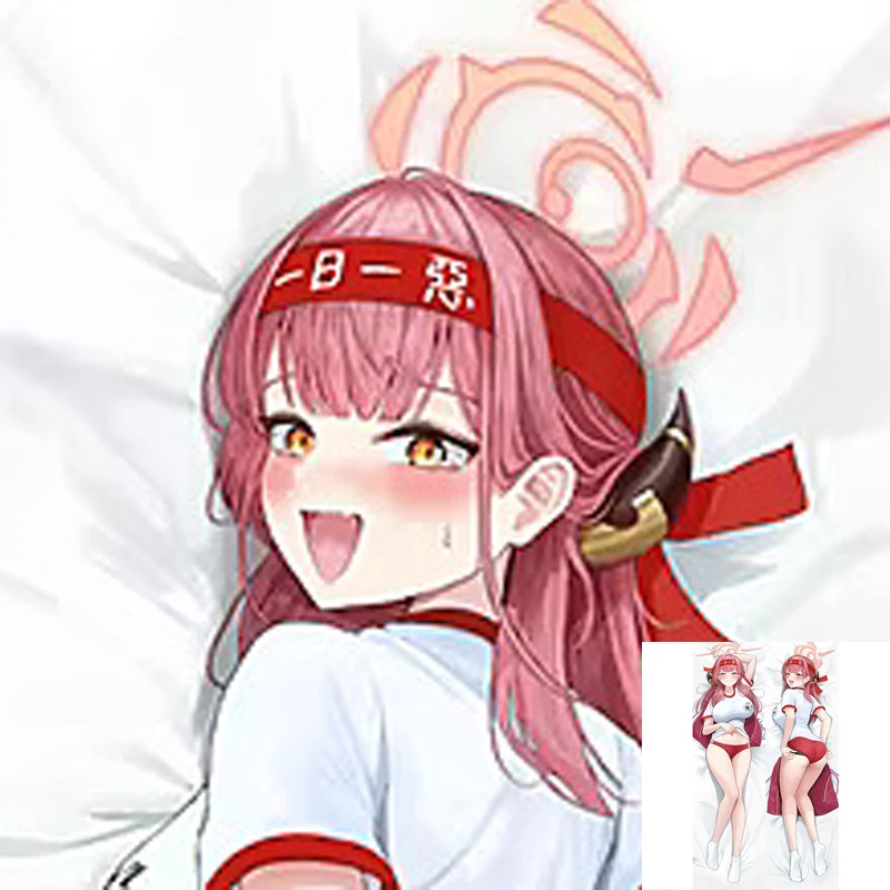 

Anime Pillow Cover Dakimakura Rikuhachima Aru 2 Side Printed Hugging Body Pillowcase Cushion Cover Bedding Decor