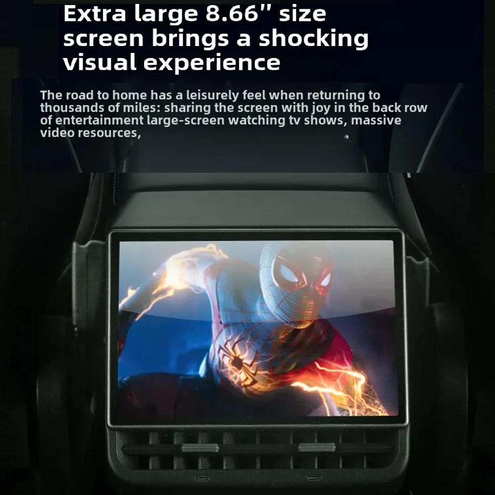 

Новейший 4G 64G 8,66-дюймовый задний дисплей модели 2025 года подходит для Tesla Model Y 3.