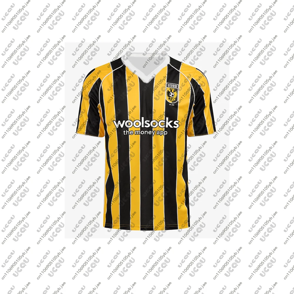 2025/26 Heren Kinderen Jongens Ademend Voetbalshirt Sneldrogend Sport Weg Mannelijke Gift Top Volwassen Thuis Voetbalwedstrijd V-Vitesse Hot