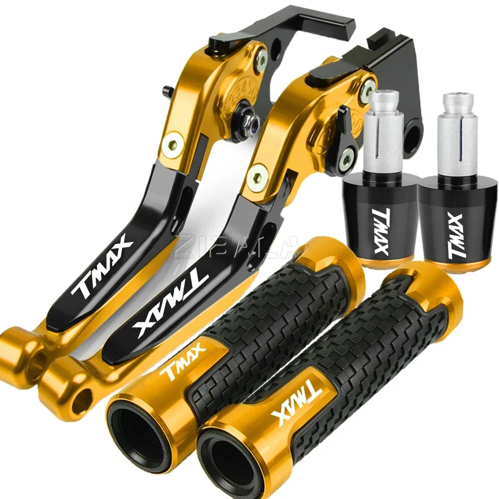 

2023 2024 Motorcycle Brake Clutch Levers Handle grips ends For Yamaha T-MAX TMAX 530 SX/DX 2017 2018 2019 2020 2021 2022 TMAX530