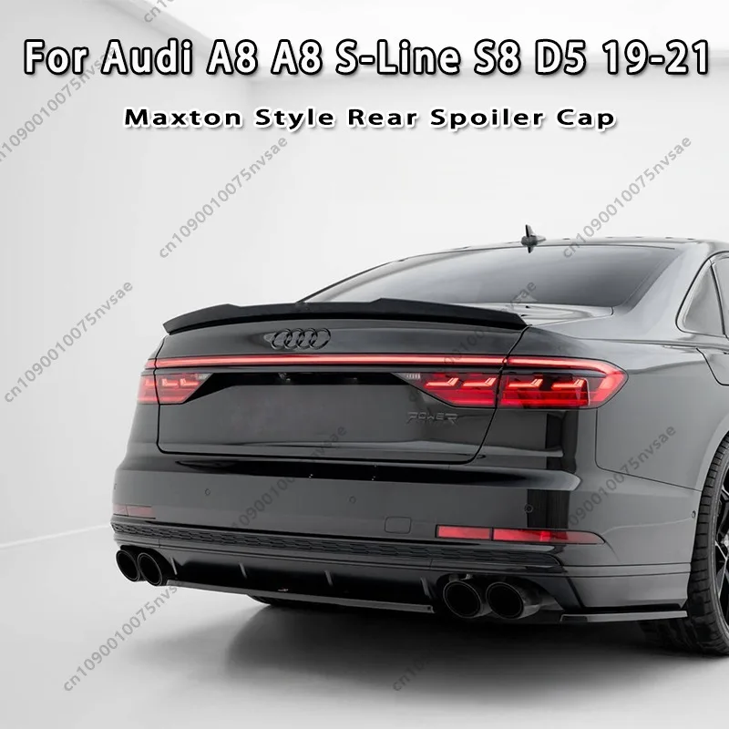 

Для Audi A8 A8 S-Line S8 D5 (до рестайлинга, 2017-2021) задний спойлер на крышку багажника в стиле Maxton