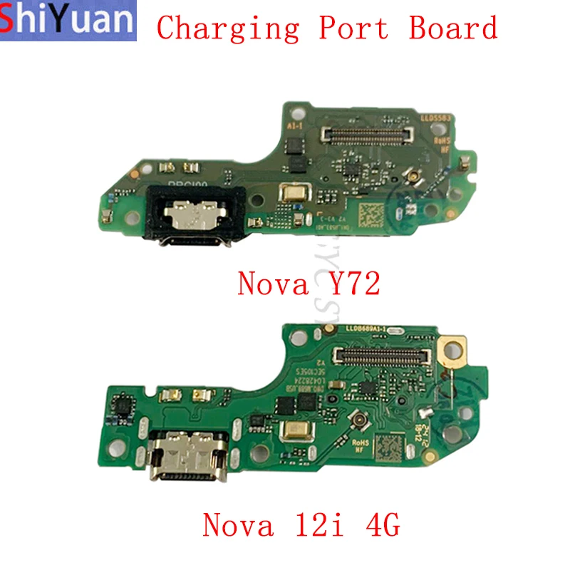 

USB Charging Port Connector Board Flex Cable For Huawei Nova 12i Y72 Charging Connector Replacement Parts
