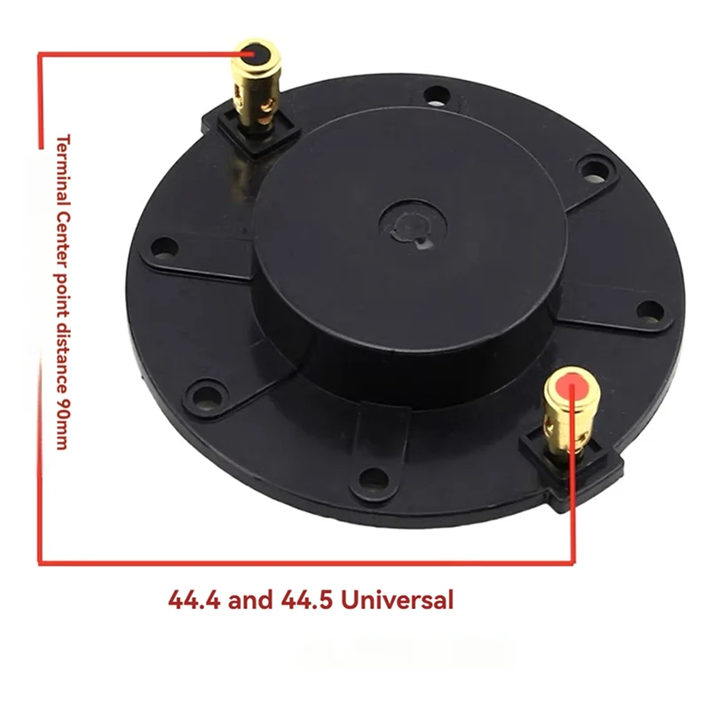 A73E-2Pcs 44.4Mm 44.5Mm Core Treble Voice Coil Copper Clad Aluminum Round Wire Tweeter Voice Coil Titanium 44.4 Coil