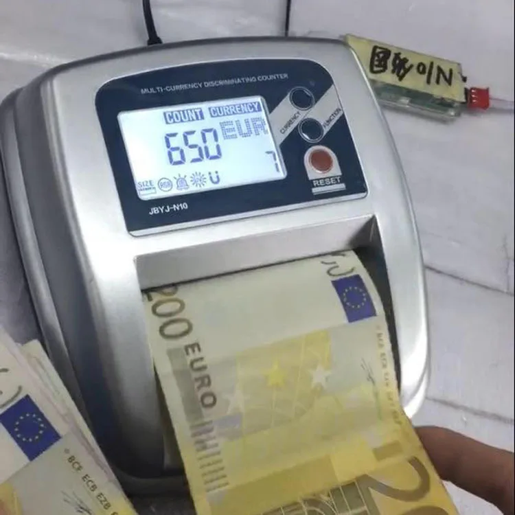 Multi-Currency Bill Detector for USD Euro and Other Currencies Trade Use Money Authenticity Machine
