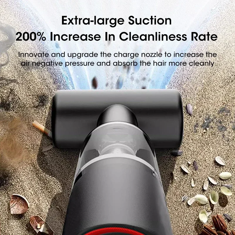 Car Vacuum Cleaner 99800Pa Powerful Cleaning Machine for Home Appliance Car Cleaner Wireless Portable Mini Vacuum Cleaner