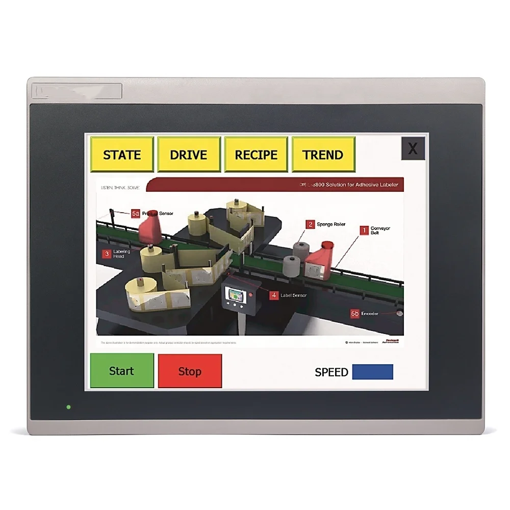 100% Original HMI allen 2711R-T10T PanelView 800 Touch Screen HMI - 10 in, TFT LCD Display, 800 x 600pixels control unit bradley