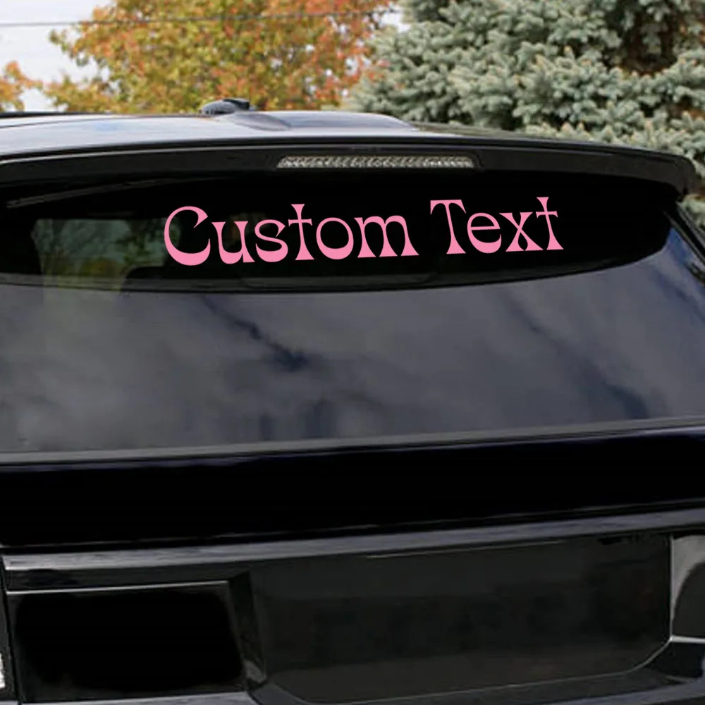 1 قطعة الملونة 5/10/15 سنتيمتر الارتفاع تخصيص اسم ملصقات السيارات ملصقات السيارات على السيارة ملصقات جدار مقاوم للماء جدار ديكور فني