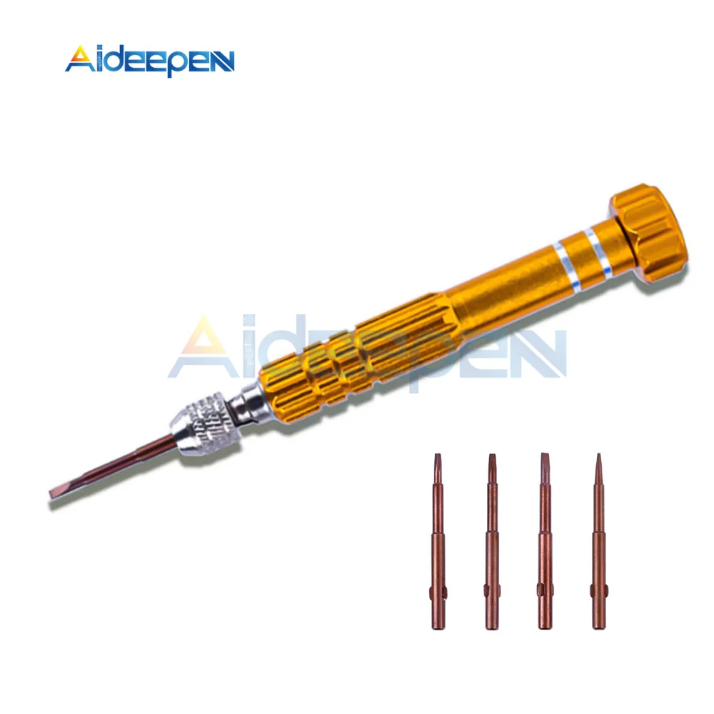

5 in 1 Multi-function Repair Open Tools Kit Screwdrivers for Watch Cell Phone DIY Disassemble Open Tool Precision Screwdrivers